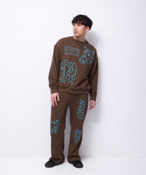 Common Noun（コモン ナウン）の「“HORSE” norahi スウェットパンツ（スウェットパンツ・レディース・ブラウン/杢グレー・M/L）」の22枚目の写真