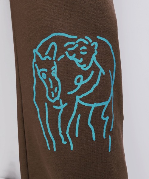 Common Noun（コモン ナウン）の「“HORSE” norahi スウェットパンツ（スウェットパンツ・レディース・ブラウン/杢グレー・M/L）」の19枚目の写真