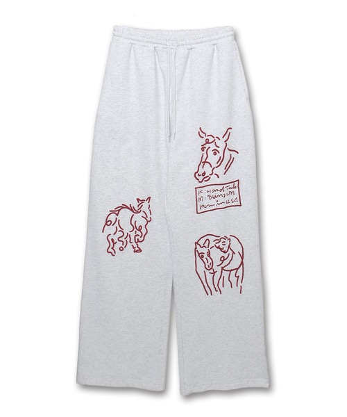 Common Noun（コモン ナウン）の「“HORSE” norahi スウェットパンツ（スウェットパンツ・レディース・ブラウン/杢グレー・M/L）」の14枚目の写真