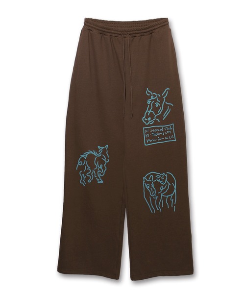 Common Noun（コモン ナウン）の「“HORSE” norahi スウェットパンツ（スウェットパンツ・レディース・ブラウン/杢グレー・M/L）」の13枚目の写真