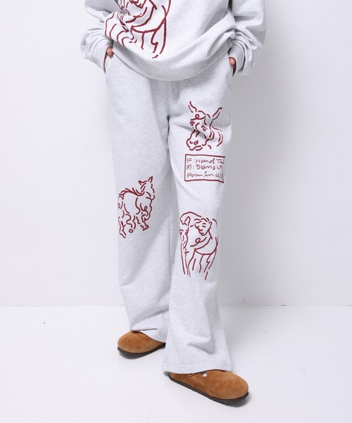 Common Noun（コモン ナウン）の「“HORSE” norahi スウェットパンツ（スウェットパンツ・レディース・ブラウン/杢グレー・M/L）」の7枚目の写真