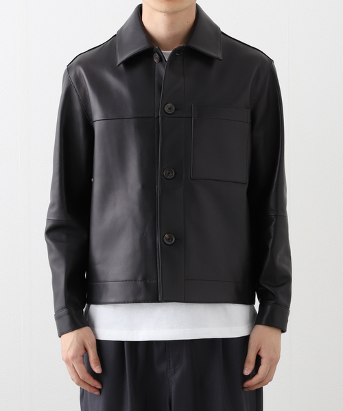 セール】ARMA (アルマ) PEAK Leather Jacket（その他アウター