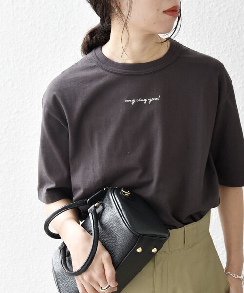 Healthknit(ヘルスニット)の「【SHIPS any別注】Healthknit:〈洗濯機可能〉エンブロイダリー クロップド TEE(Tシャツ/カットソー・レディース・オフホワイト/ブラック/ライトグリーン・ONE SIZE)」の18枚目の写真