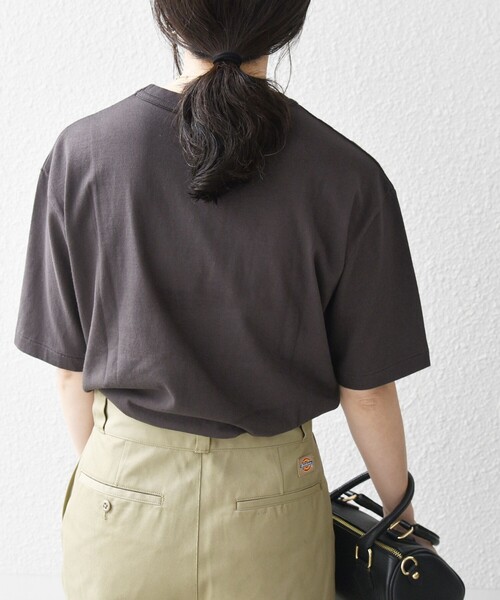 Healthknit(ヘルスニット)の「【SHIPS any別注】Healthknit:〈洗濯機可能〉エンブロイダリー クロップド TEE(Tシャツ/カットソー・レディース・オフホワイト/ブラック/ライトグリーン・ONE SIZE)」の20枚目の写真