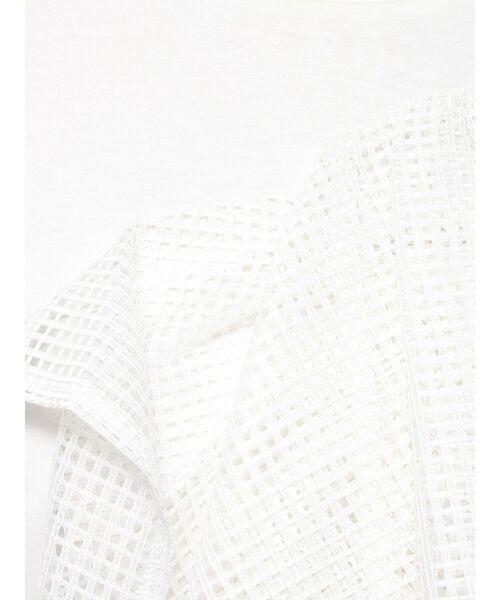 ELENDEEK（エレンディーク）の「レースドレープカットソー（Tシャツ/カットソー・レディース・オフホワイト/ブラック・FREE）」の19枚目の写真