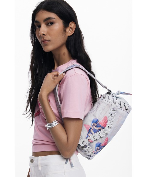 Desigual（デシグアル）の「コラージュ風プリント ミニバッグ（ボディバッグ/ウエストポーチ・レディース・マルチ・FREE）」の6枚目の写真