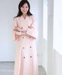 Andemiu（アンデミュウ）の「トレンチフウソデスリットワンピース325719（ワンピース）」