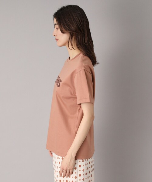DRESSTERIOR(ドレステリア)の「【接触冷感/抗菌防臭/消臭】アイスクリアコットン VIERNESロゴT(Tシャツ/カットソー・レディース・ホワイト/サンドベージュ/ネイビー・36/38/34)」の12枚目の写真