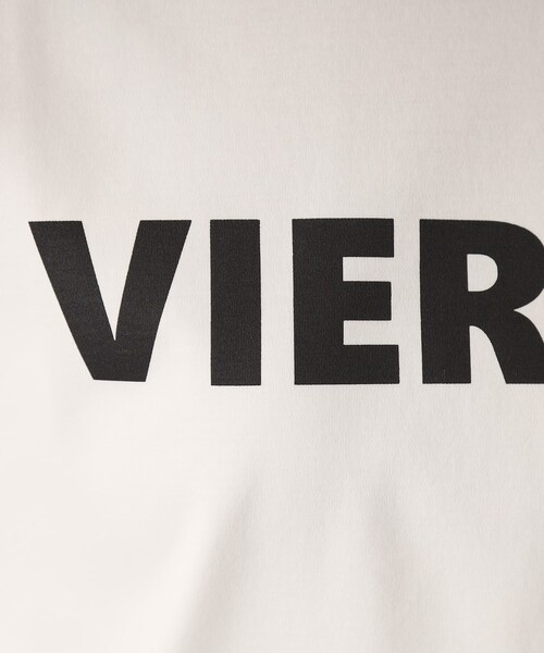 DRESSTERIOR(ドレステリア)の「【接触冷感/抗菌防臭/消臭】アイスクリアコットン VIERNESロゴT(Tシャツ/カットソー・レディース・ホワイト/サンドベージュ/ネイビー・36/38/34)」の4枚目の写真