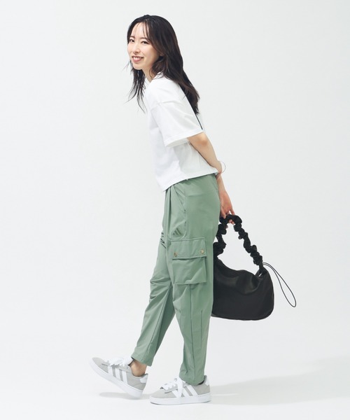adidas(アディダス)の「アディダス adidas ストレッチウーブン カーゴパンツ(カーゴパンツ・レディース・グリーン/ブラウン/ブラック・L/XL/S/M)」の15枚目の写真