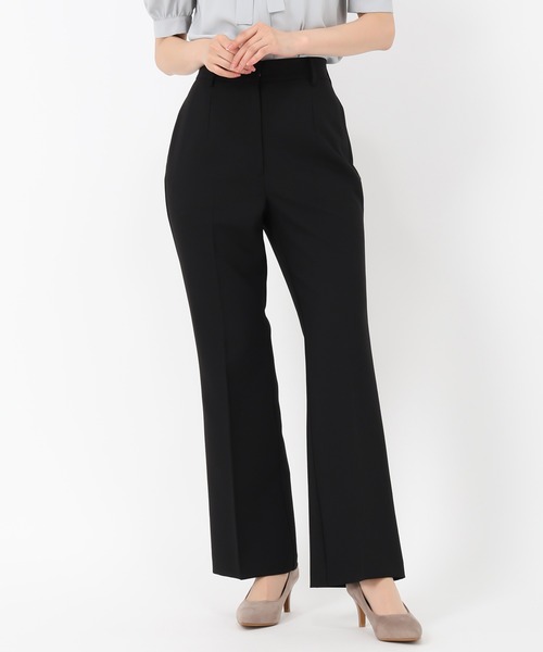 MISCH MASCH（ミッシュマッシュ）の「新色追加 WEB限定 2025新作 フレアカットタックパンツ（その他パンツ・レディース・ブラック/ベージュ/グリーン/ブラウン・S/M/L）」の22枚目の写真