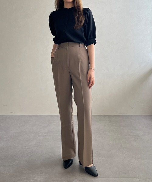 プチブラバンソ✖️  FLASH コラボ スカシャツ　新品　Mサイズ セットアップ対応】ウォッシャブル サーフニット パンツ（47-55PG18