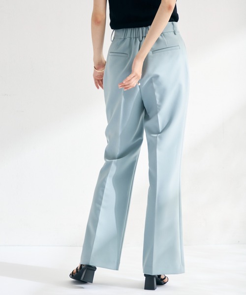 MISCH MASCH(ミッシュマッシュ)の「新色追加 WEB限定フレアカットタックパンツ(その他パンツ・レディース・ブラック/ベージュ/グリーン/ブラウン・S/M/L)」の20枚目の写真