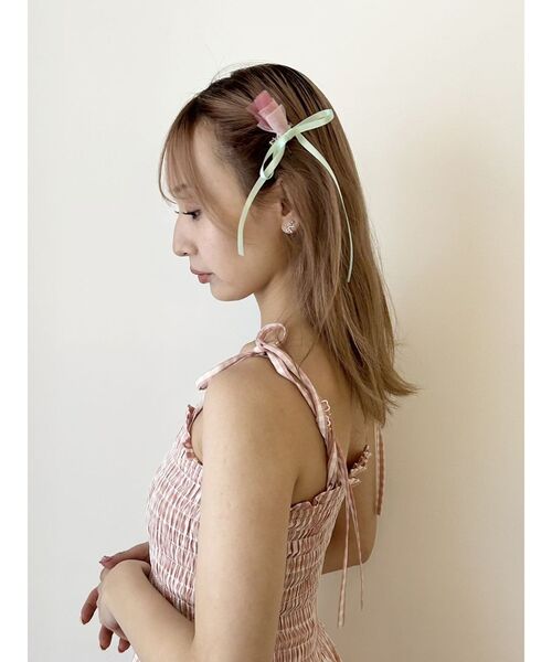 CALNAMUR（カルナムール）の「SHEER TULIP HAIR PIN/シアーチューリップヘアピン（ヘアピン・レディース・ホワイト・FREE）」の11枚目の写真