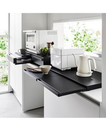 collex（コレックス）の「【tower】2wayキッチン家電下引き出し＆スライドテーブル タワー W80（キッチン収納）」