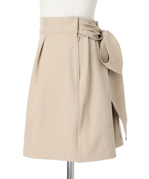 F i.n.t（フィント）の「ビッグリボンミニスカート/fint　フィント（スカート・レディース・ライトグレー/ネイビー/ベージュ・FREE）」の22枚目の写真