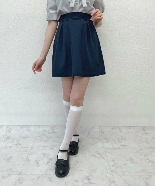 F i.n.t（フィント）の「ビッグリボンミニスカート/fint　フィント（スカート・レディース・ライトグレー/ネイビー/ベージュ・FREE）」の6枚目の写真