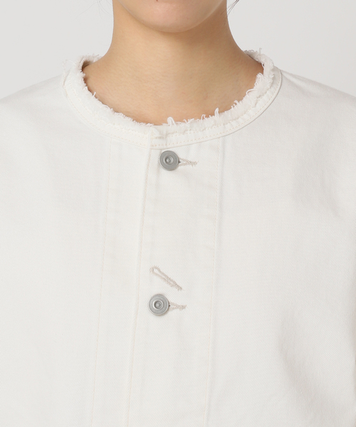 JOURNAL STANDARD(ジャーナルスタンダード)の「《追加2》ワーカーズジャケット(デニムジャケット・レディース・ホワイト/ブルー系その他・FREE)」の9枚目の写真