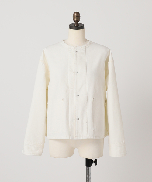 JOURNAL STANDARD(ジャーナルスタンダード)の「《追加2》ワーカーズジャケット(デニムジャケット・レディース・ホワイト/ブルー系その他・FREE)」の19枚目の写真