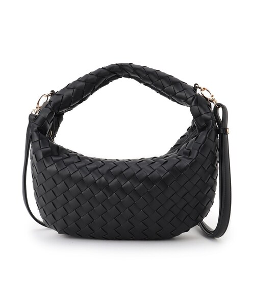 Reflect(リフレクト)の「【ショルダー付き/長財布も入る!】レザー調メッシュバッグ(ハンドバッグ・レディース・オフホワイト/ナチュラル/ブラック・00)」の2枚目の写真