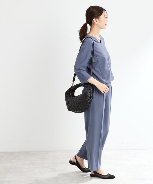 Reflect(リフレクト)の「【ショルダー付き/長財布も入る!】レザー調メッシュバッグ(ハンドバッグ・レディース・オフホワイト/ナチュラル/ブラック・00)」の11枚目の写真