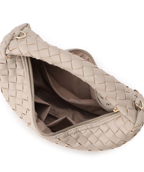 Reflect(リフレクト)の「【ショルダー付き/長財布も入る!】レザー調メッシュバッグ(ハンドバッグ・レディース・オフホワイト/ナチュラル/ブラック・00)」の19枚目の写真