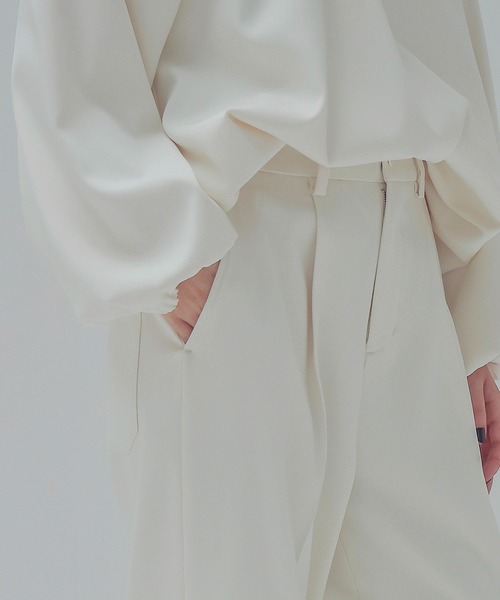 DRESSLAVE(ドレスレイブ)の「back peach classy work pants(バックピーチクラッシーワークパンツ)(カーゴパンツ・レディース・ホワイト・36/38)」の6枚目の写真