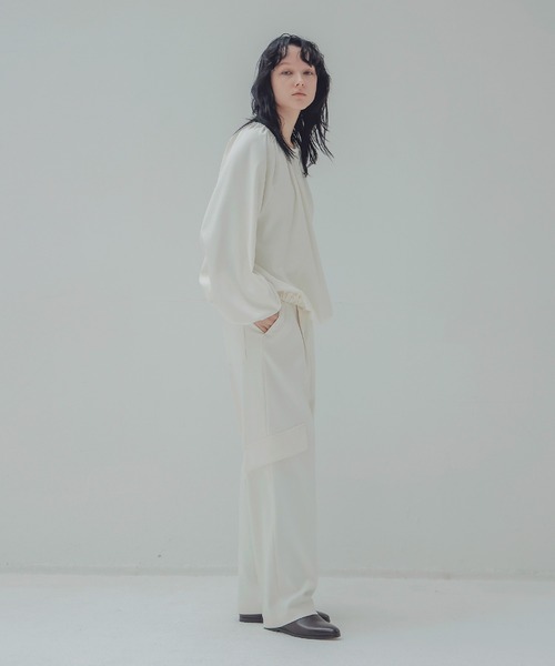 DRESSLAVE(ドレスレイブ)の「back peach classy work pants(バックピーチクラッシーワークパンツ)(カーゴパンツ・レディース・ホワイト・36/38)」の11枚目の写真