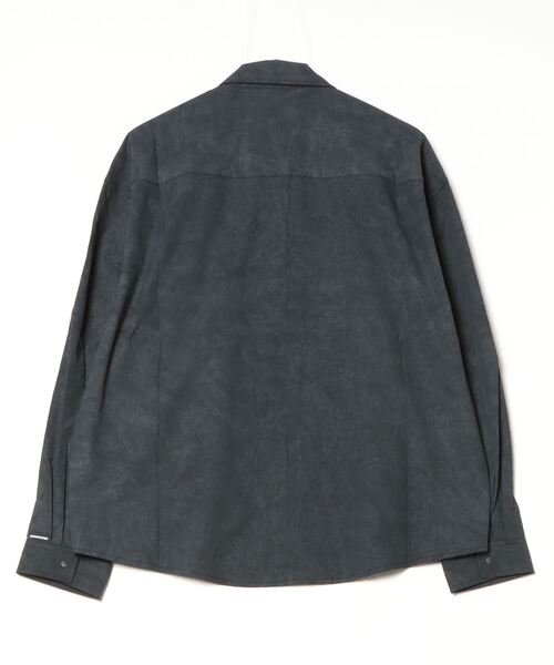 ADAM PATEK(アダムパテック)の「【ADAMPATEK/アダムパテック】uneven dyeing shirt むら染めプリントシャツ(シャツ/ブラウス・レディース・ブラック/グレー/ホワイト・1/2)」の12枚目の写真