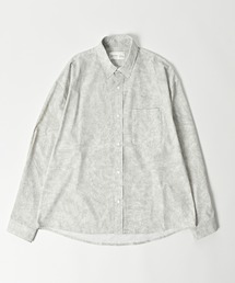 【ADAMPATEK/アダムパテック】uneven dyeing shirt むら染めプリントシャツ