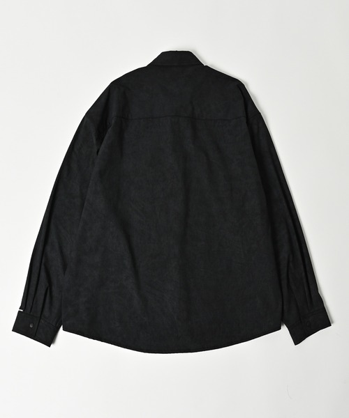 ADAM PATEK(アダムパテック)の「【ADAMPATEK/アダムパテック】uneven dyeing shirt むら染めプリントシャツ(シャツ/ブラウス・レディース・ブラック/グレー/ホワイト・1/2)」の9枚目の写真