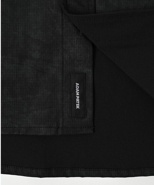 ADAM PATEK(アダムパテック)の「【ADAMPATEK/アダムパテック】uneven dyeing shirt むら染めプリントシャツ(シャツ/ブラウス・レディース・ブラック/グレー/ホワイト・1/2)」の8枚目の写真