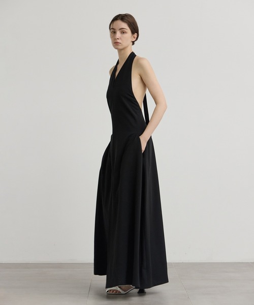 HARUNOBUMURATA/ハルノブムラタ】LEAH/オープンバックホルターネック