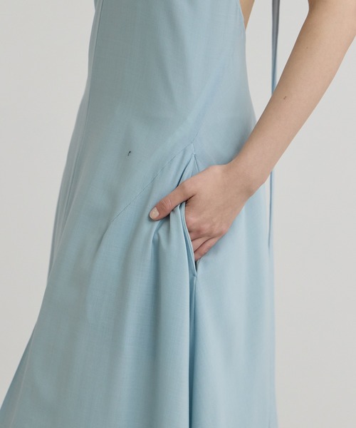 HARUNOBUMURATA/ハルノブムラタ】LEAH/オープンバックホルターネック