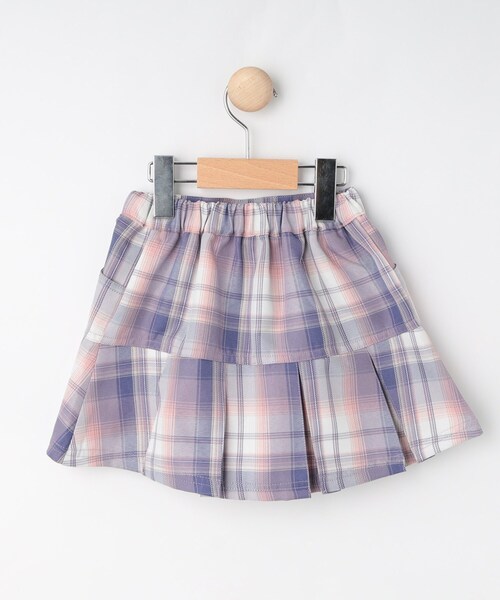 SHOO・LA・RUE（シューラルー）の「【100-150cm】カジュアルにもガーリーにも アソートプリーツスカート（スカート・キッズ・グレー系その他2/サックスブルー系5/パープル系1・11/10/15 /14/13/12）」の5枚目の写真