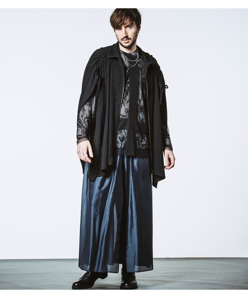 NO ID.（ノーアイディ）の「【NO ID.】Inverted Cross Mesh Pullover / インバーテッド クロス メッシュ プルオーバー（Tシャツ/カットソー・メンズ・ブラック/ホワイト・ONE SIZE）」の15枚目の写真