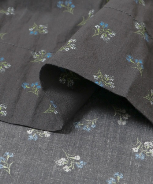 GANNI(ガニー)の「GANNI Printed Cotton Peplum Blouse(シャツ/ブラウス・レディース・ブラック系その他・36)」の12枚目の写真