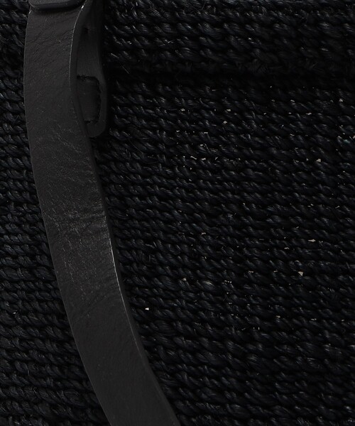 ODETTE E ODILE（オデットエオディール）の「＜ Bucket Baggage＞2HADL Basket M（かごバッグ・レディース・ブラック/ベージュ・FREE）」の18枚目の写真