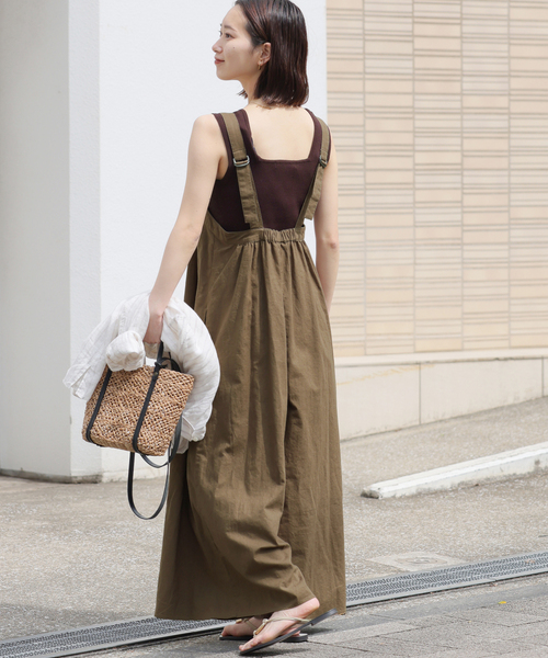 JOURNAL STANDARD relume ギャザーサロペット ナチュラル ジャーナルスタンダード レリューム JOURNAL STANDARD relume