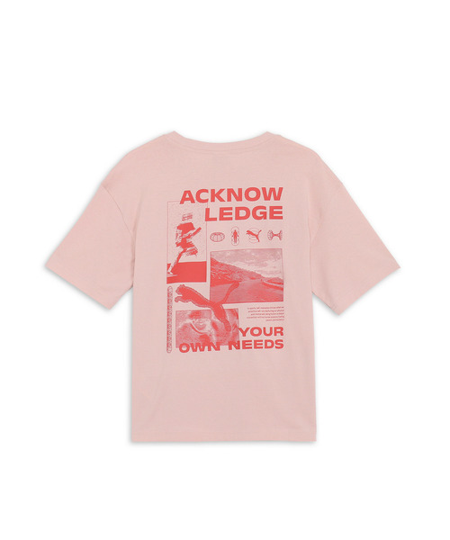 PUMA（プーマ）の「PUMA プーマ ユニセックス グラフィックス リカバリー 半袖 Tシャツ（Tシャツ/カットソー・メンズ・ピンク系その他/オフホワイト/グレー・LARGE/MEDIUM/SMALL/X-LARGE/XX-LARGE）」の6枚目の写真