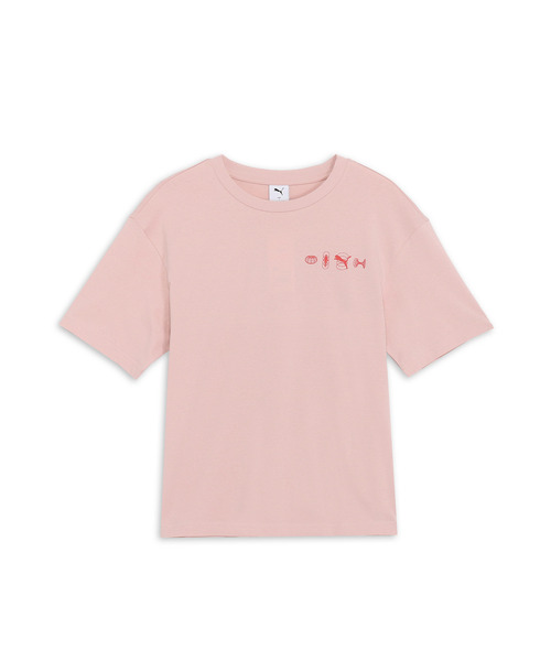 PUMA（プーマ）の「PUMA プーマ ユニセックス グラフィックス リカバリー 半袖 Tシャツ（Tシャツ/カットソー・メンズ・ピンク系その他/オフホワイト/グレー・LARGE/MEDIUM/SMALL/X-LARGE/XX-LARGE）」の8枚目の写真