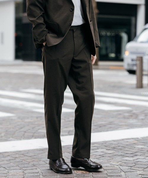 セール】LIFE STYLE TAILOR リネンライクコンフォータブルパンツ