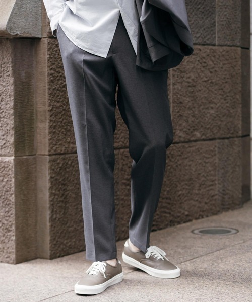 セール】LIFE STYLE TAILOR リネンライクコンフォータブルパンツ