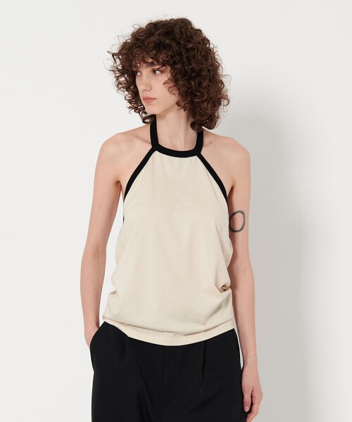 6（ロク）の「＜6(ROKU)＞レイヤード ホルターネック＆Tシャツ（Tシャツ/カットソー・レディース・ロイヤルブルー/ナチュラル・FREE）」の22枚目の写真