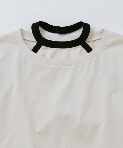 6（ロク）の「＜6(ROKU)＞レイヤード ホルターネック＆Tシャツ（Tシャツ/カットソー・レディース・ロイヤルブルー/ナチュラル・FREE）」の18枚目の写真