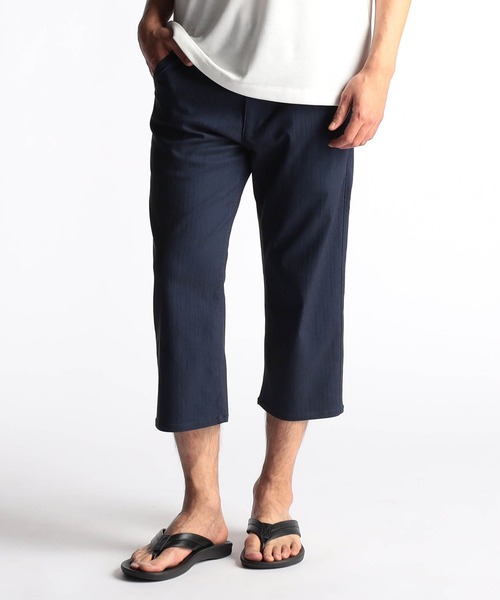 NICOLE CLUB FOR MEN(ニコルクラブフォーメン)の「ガムストランダムヘリンボン クロップドパンツ(その他パンツ・メンズ・ブラック系/ネイビー系/ブラック/ホワイト系・X-LARGE/LARGE/MEDIUM/SMALL)」の3枚目の写真
