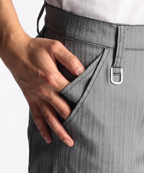 NICOLE CLUB FOR MEN(ニコルクラブフォーメン)の「ガムストランダムヘリンボン クロップドパンツ(その他パンツ・メンズ・ブラック系/ネイビー系/ブラック/ホワイト系・X-LARGE/LARGE/MEDIUM/SMALL)」の15枚目の写真