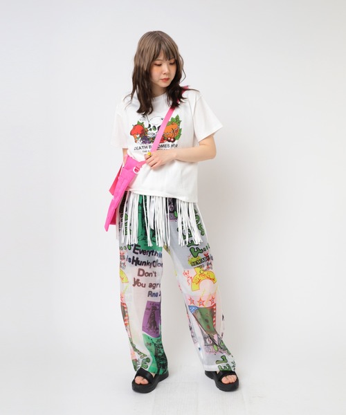 RNA（アールエヌエー）の「M2457 ロングフリンジキャミ（Tシャツ/カットソー・レディース・ホワイト/杢グレー/ブラック・MEDIUM）」の12枚目の写真