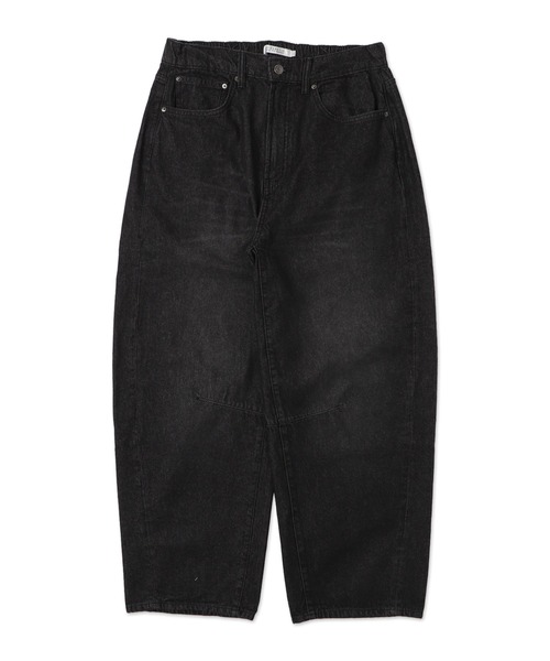 WEGO(ウィゴー)の「WEGO/バレルレッグデニムパンツ(デニムパンツ・メンズ・ブラック系2・X-LARGE)」の10枚目の写真