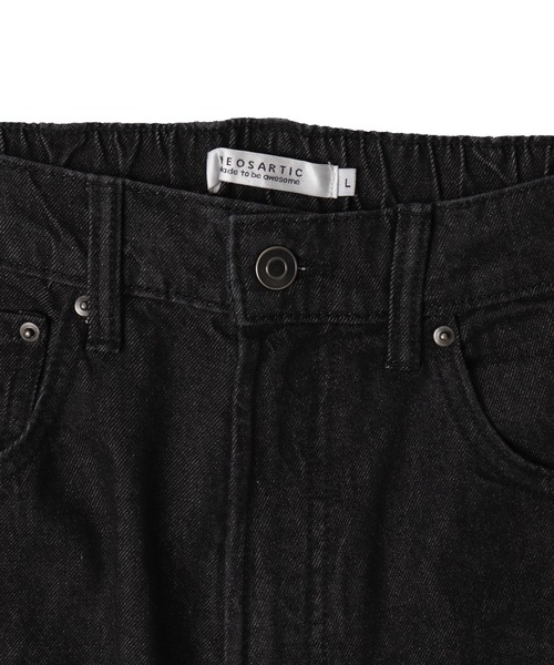 WEGO(ウィゴー)の「WEGO/バレルレッグデニムパンツ(デニムパンツ・メンズ・ブラック系2・X-LARGE)」の12枚目の写真